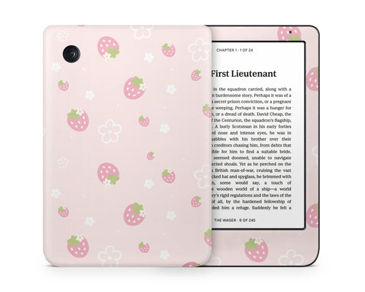 Lux Skins Kobo Sweet Strawberry Pink Kobo Clara Colour Skins - Pattern Fruits Skin