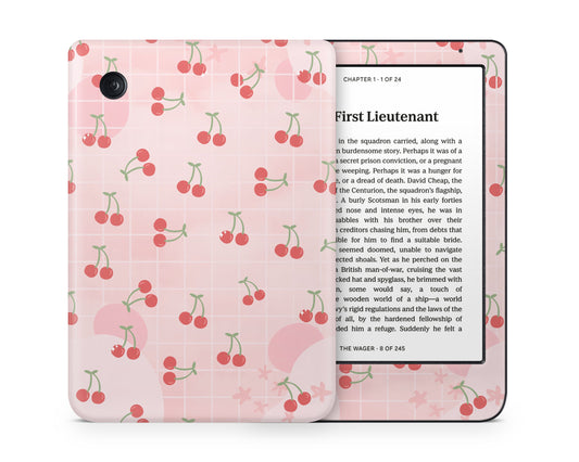 Lux Skins Kobo Cute Cherry Pattern Kobo Clara Colour Skins - Pattern Fruits Skin