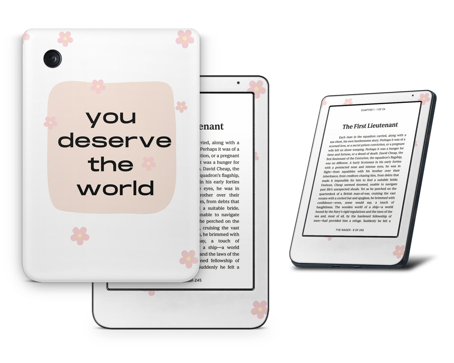 Lux Skins Kobo You Deserve The World Kobo Clara BW Skins - Meme Quotes Skin