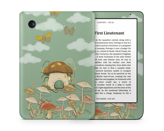 Lux Skins Kobo Sage Cottagecore Mushroom House Kobo Clara Colour Skins - Art Animals Skin