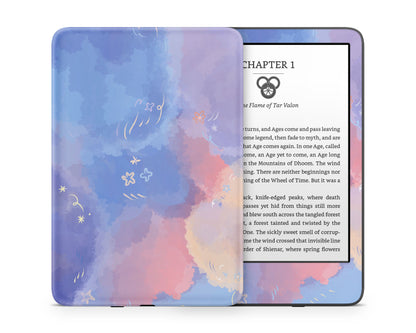 Lux Skins Kindle Cotton Candy Sky Kindle Gen 11 Skins - Art Clouds Skin