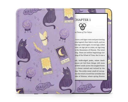 Lux Skins Kindle Witch Kitty Cat Kindle Gen 11 Skins - Art Animals Skin