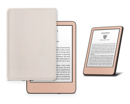 Lux Skins Kindle Peach Souffle Kindle Gen 11 Skins - Solid Colours Colour Blocking Skin