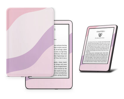 Lux Skins Kindle A Girly Affair Colorwave Abstract Kindle Gen 11 Skins - Solid Colours Colour Blocking Skin