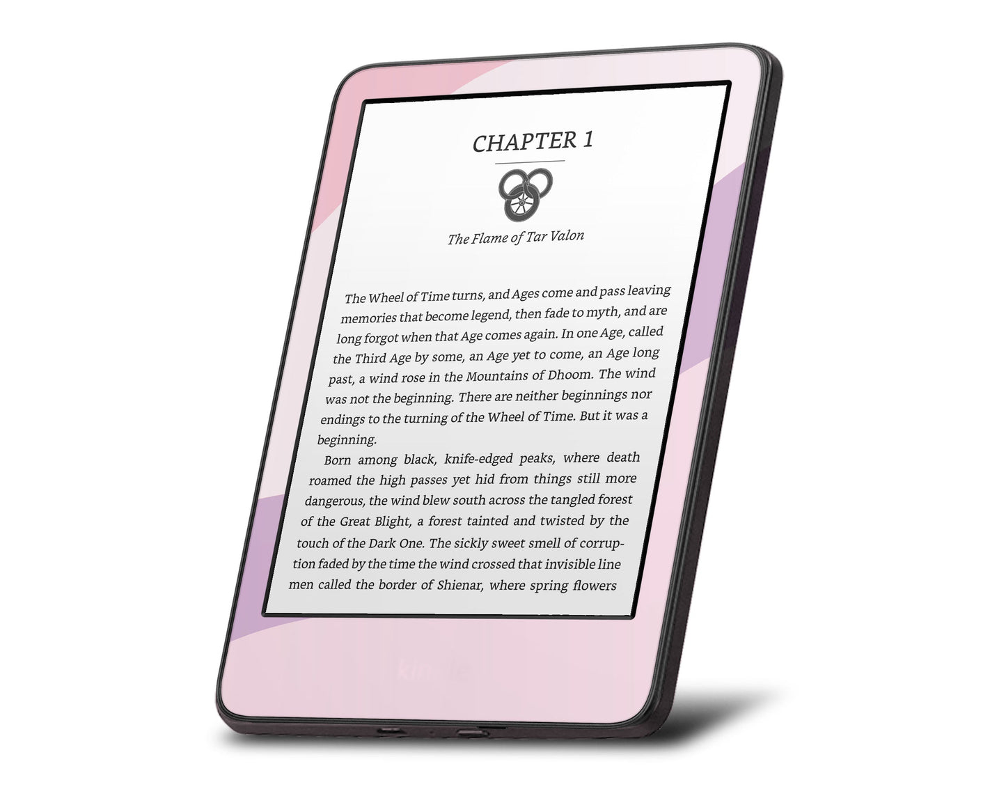 Lux Skins Kindle A Girly Affair Colorwave Abstract Kindle Gen 10 Skins - Solid Colours Colour Blocking Skin