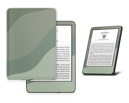 Lux Skins Kindle Garden of Eden Abstract Kindle Gen 11 Skins - Solid Colours Colour Blocking Skin