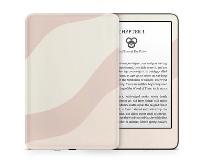 Lux Skins Kindle Hazelnut Latte Abstract Kindle Gen 11 Skins - Solid Colours Colour Blocking Skin