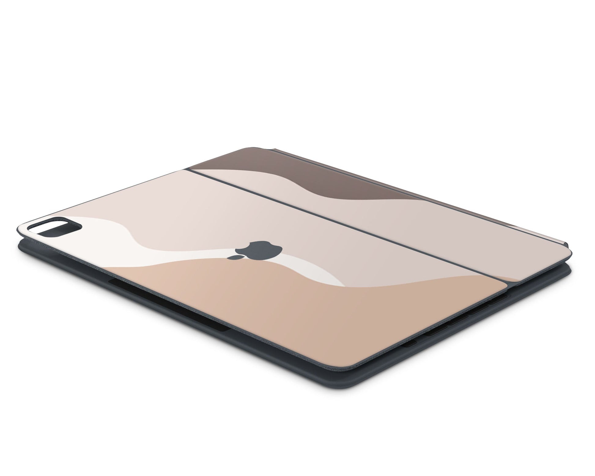 Lux Skins Magic Keyboard Beige Wave iPad Pro 11" (Gen 1-4) Skins - Solid Colours Colour Blocking Skin