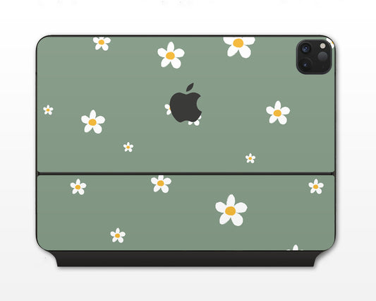 Forest Daisy Magic Keyboard Skin