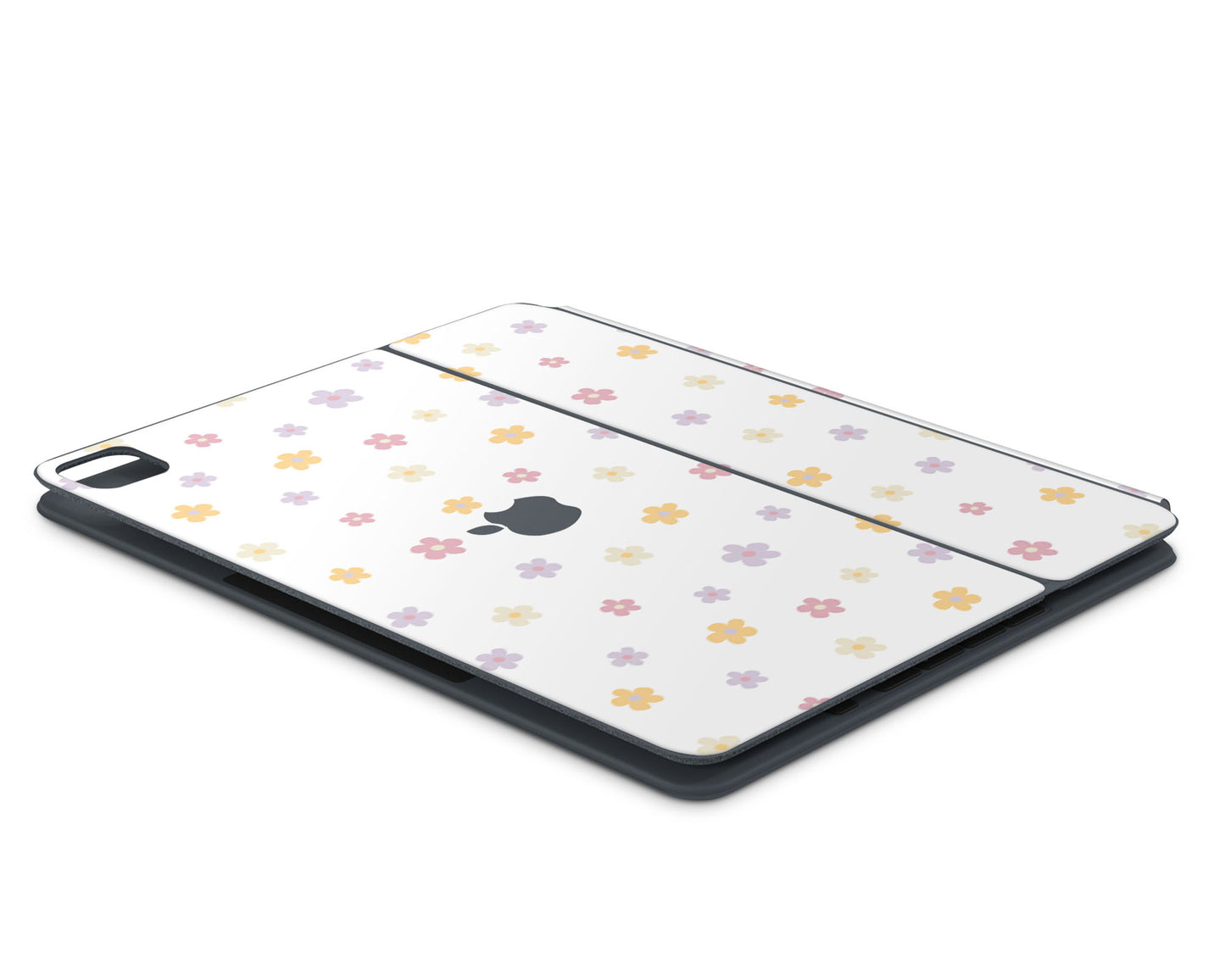 Retro Daisy Flower Magic Keyboard Skin