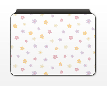 Retro Daisy Flower Magic Keyboard Skin