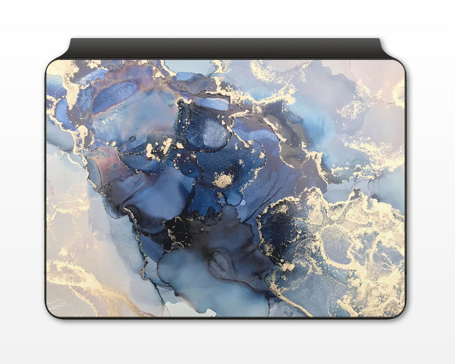 Lux Skins Magic Keyboard Ethereal Blue Gold Marble iPad Pro 12.9" (Gen 3-6) Skins - Pattern Marble Skin