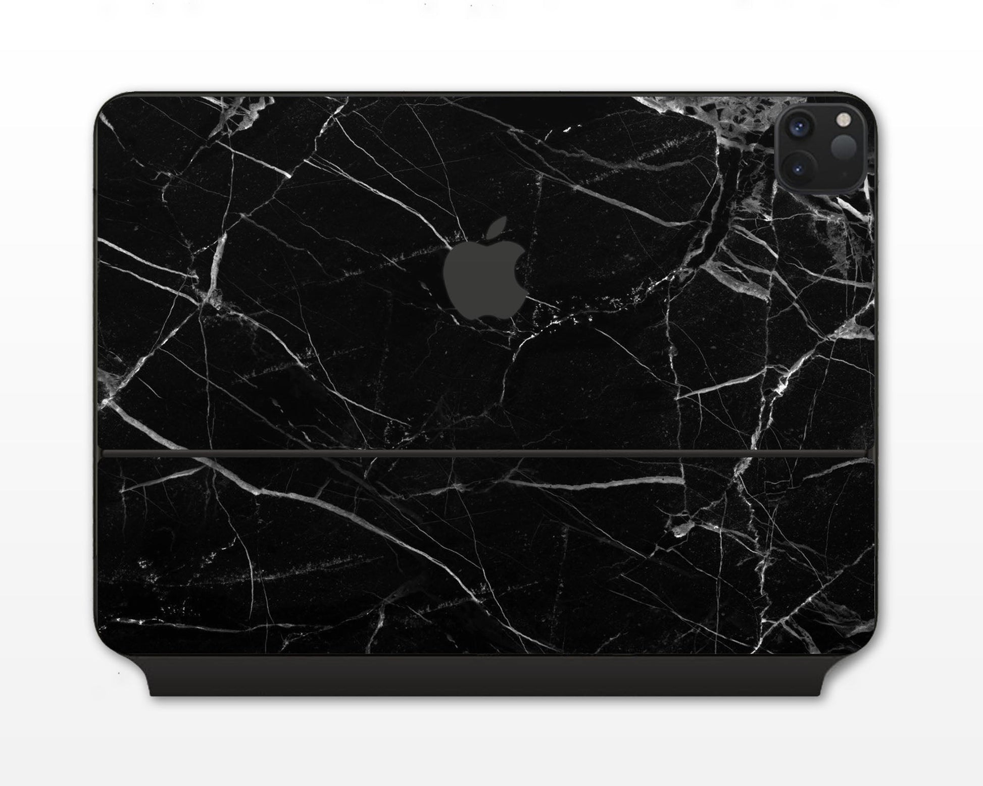 Lux Skins Magic Keyboard Black Marble iPad Pro 13" (M4) Skins - Pattern Marble Skin