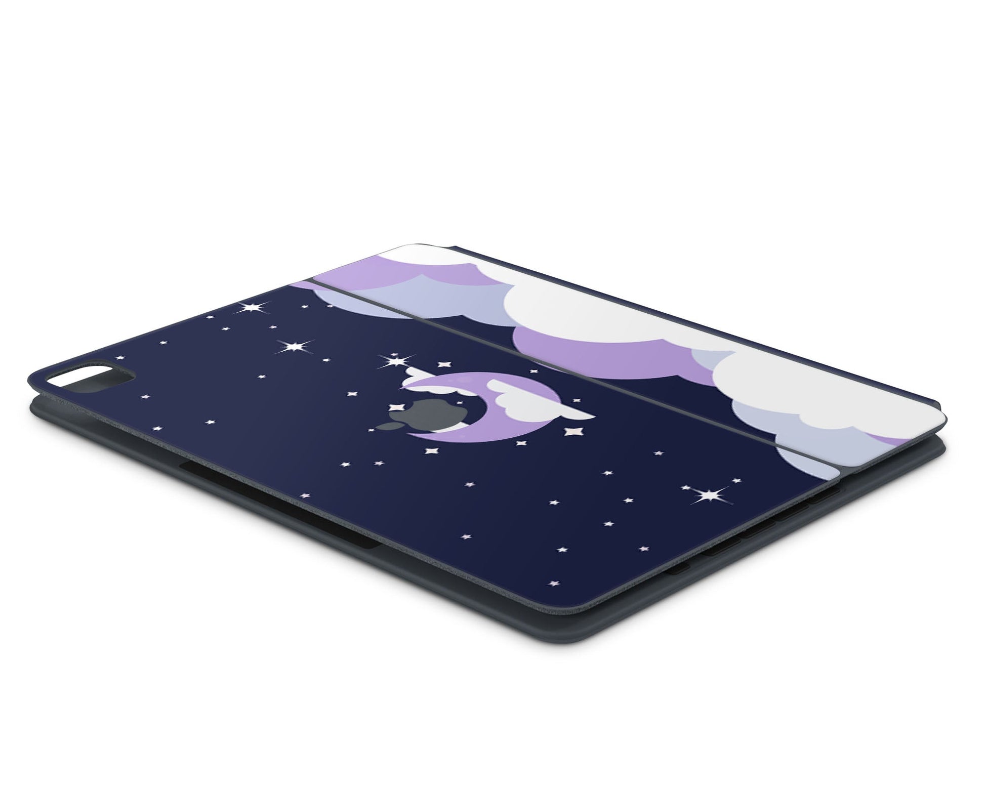 Lux Skins Magic Keyboard Dark Dreamy Night Clouds Purple iPad Pro 11" (Gen 1-4) Skins - Art Clouds Skin