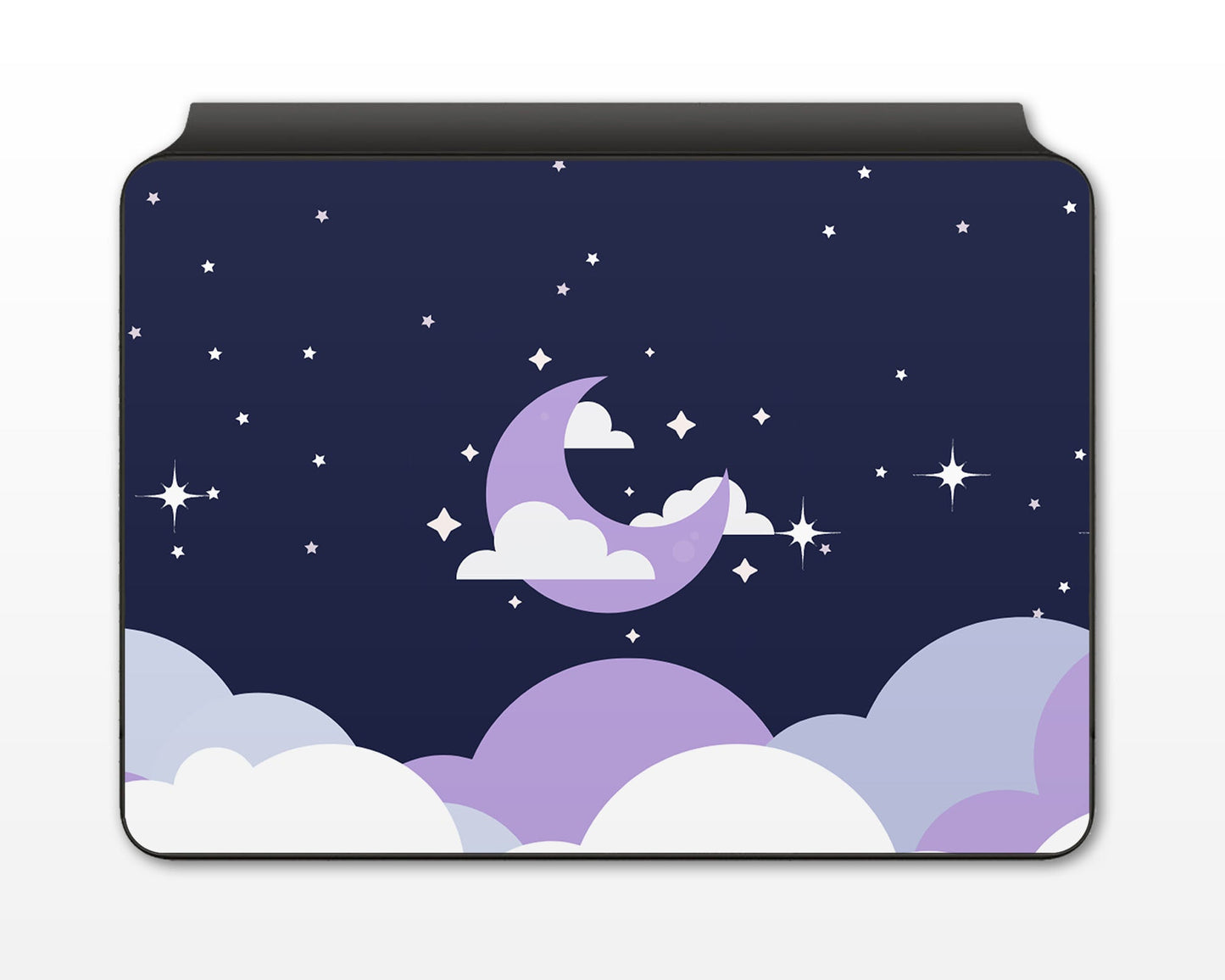 Lux Skins Magic Keyboard Dark Dreamy Night Clouds Purple iPad Pro 12.9" (Gen 3-6) Skins - Art Clouds Skin