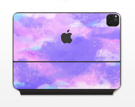 Lux Skins Magic Keyboard Purple Starry Night iPad Pro 13" (M4) Skins - Pattern Abstract Skin