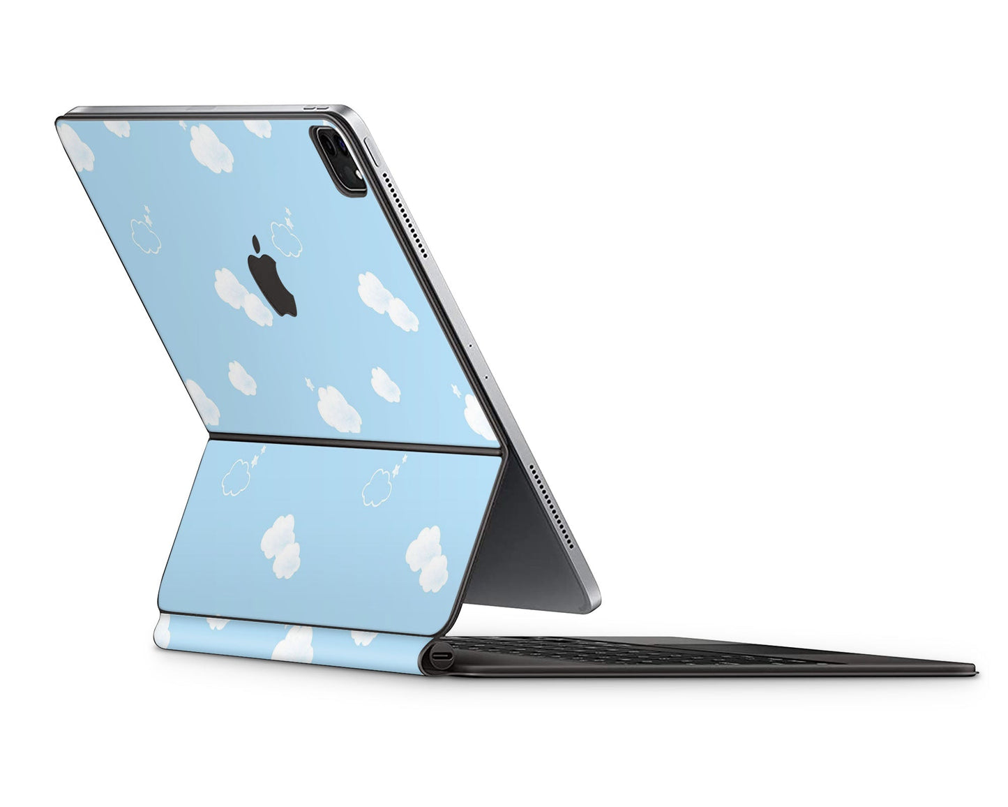 Lux Skins Magic Keyboard Cute Blue Clouds iPad Pro 11" (M4) Skins - Art Clouds Skin