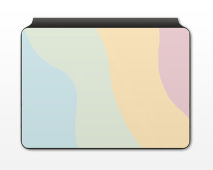 Lux Skins Magic Keyboard Retro Waves iPad Pro 12.9" (Gen 3-6) Skins - Solid Colours Colour Blocking Skin