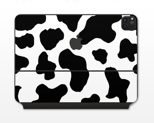 Lux Skins Magic Keyboard Cow Print iPad Pro 13" (M4) Skins - Art Animals Skin