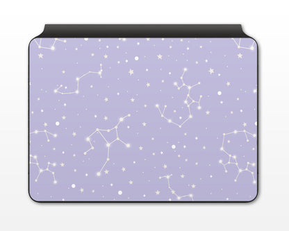 Lux Skins Magic Keyboard Constellation Stargazing Purple iPad Pro 12.9" (Gen 3-6) Skins - Pattern Galaxy Skin