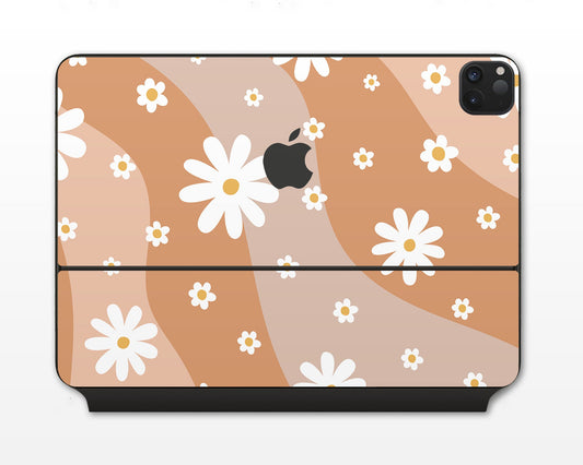 Lux Skins Magic Keyboard Summer Daisy iPad Pro 13" (M4) Skins - Art Floral Skin