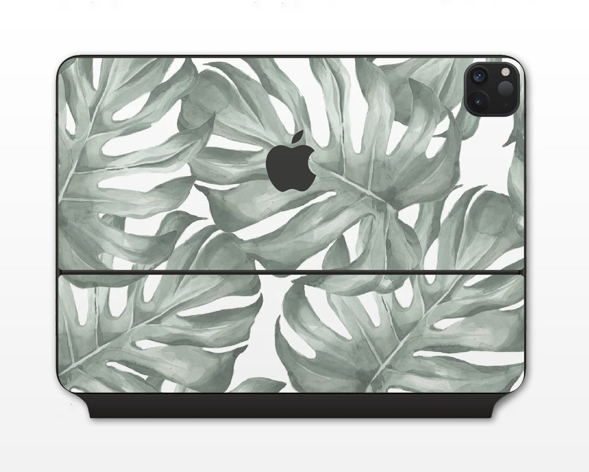 Lux Skins Magic Keyboard Sage Monstera Leaf iPad Pro 13" (M4) Skins - Art Floral Skin