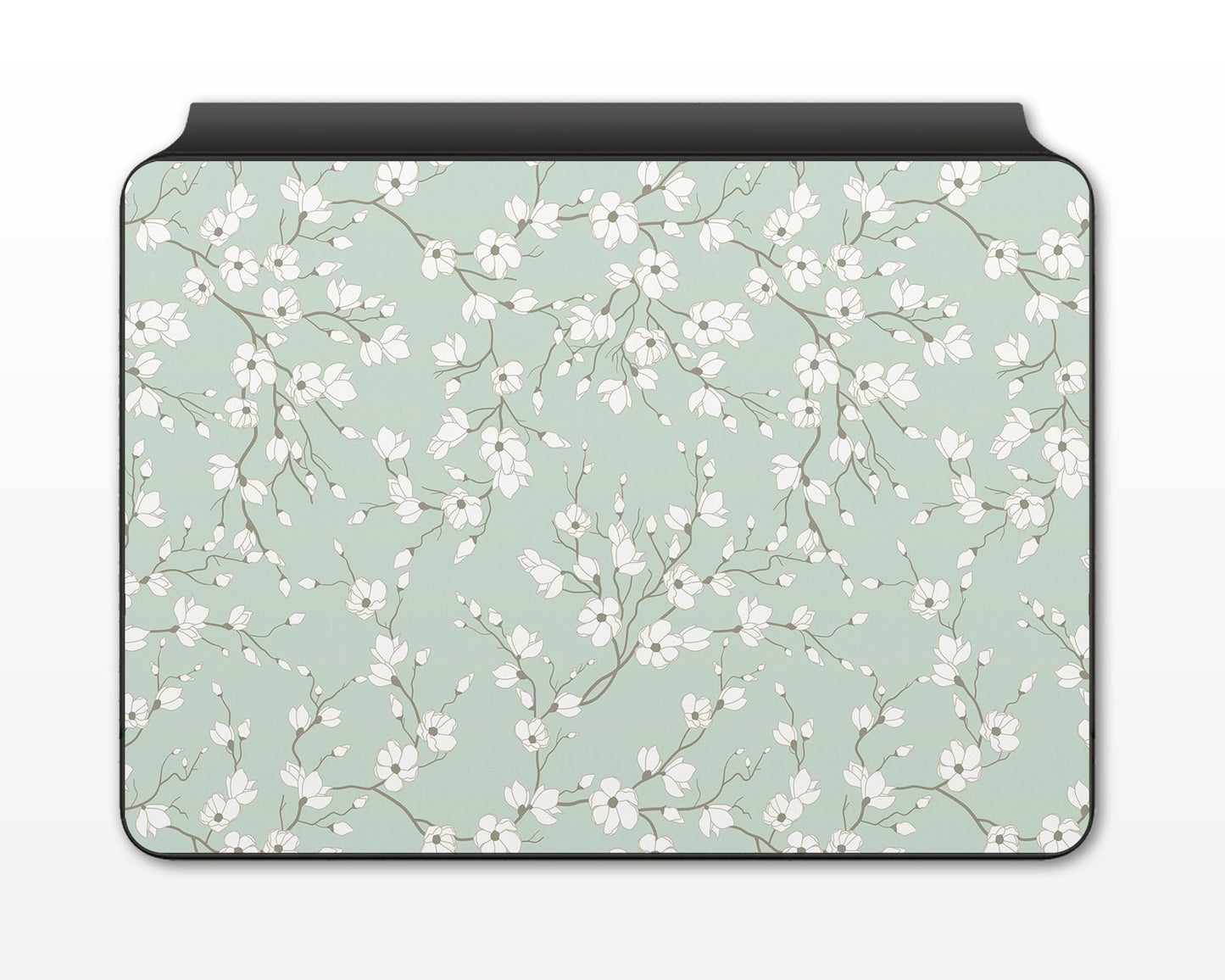 Lux Skins Magic Keyboard Pale Mint Blossom iPad Pro 12.9" (Gen 3-6) Skins - Art Floral Skin