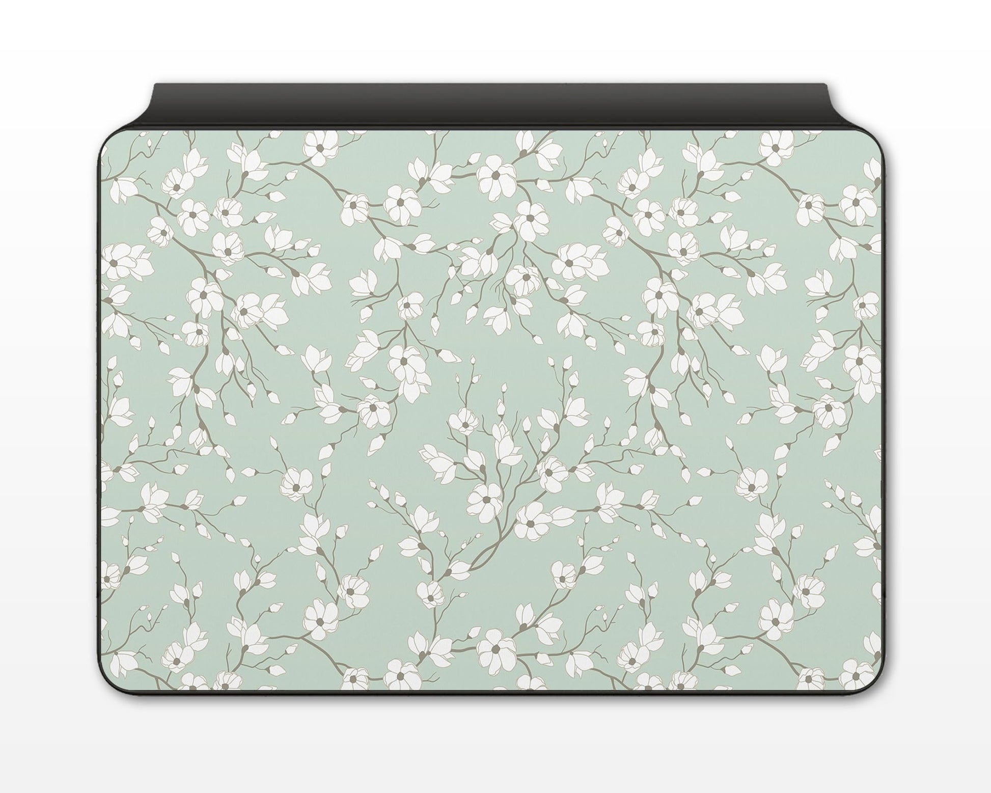 Lux Skins Magic Keyboard Pale Mint Blossom iPad Pro 12.9" (Gen 3-6) Skins - Art Floral Skin