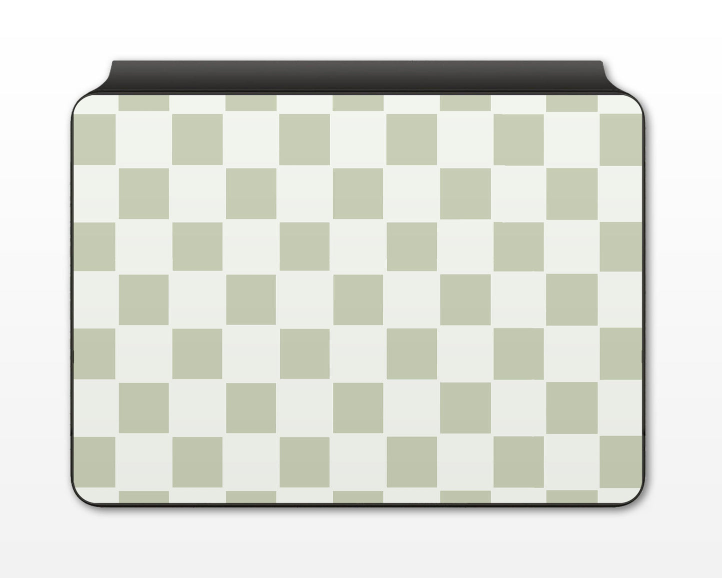 Lux Skins Magic Keyboard Matcha Checkered iPad Pro 12.9" (Gen 3-6) Skins - Pattern Artwork Skin