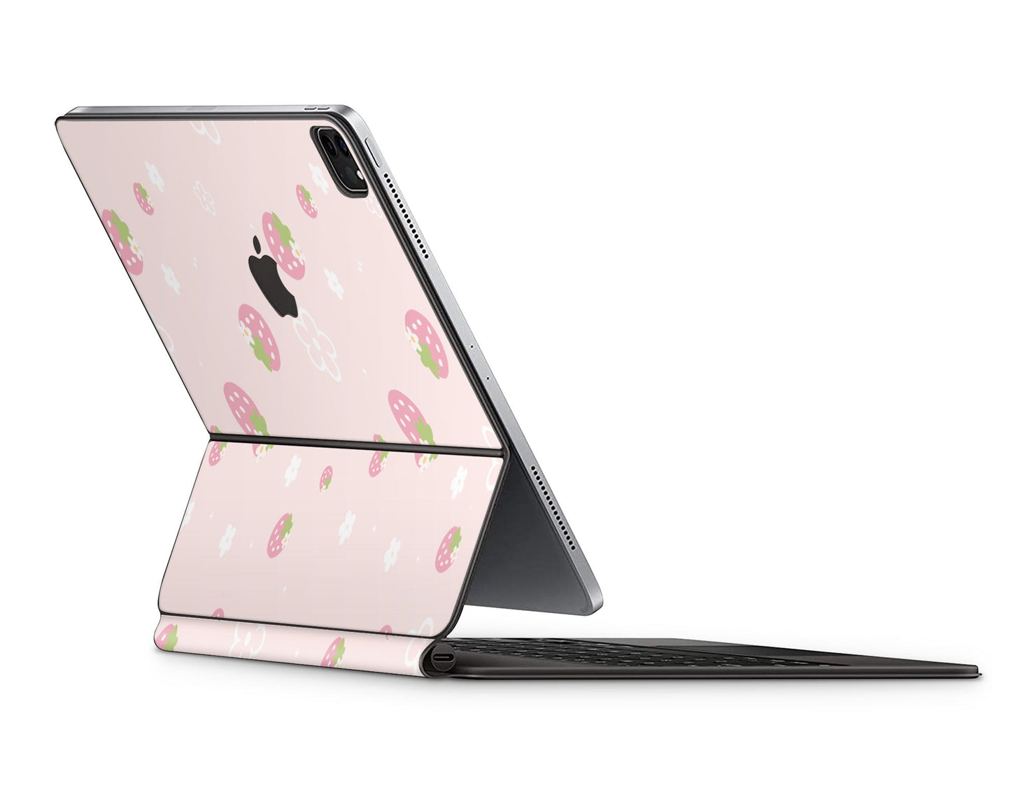 Lux Skins Magic Keyboard Sweet Strawberry Pink iPad Pro 11" (M4) Skins - Pattern Fruits Skin