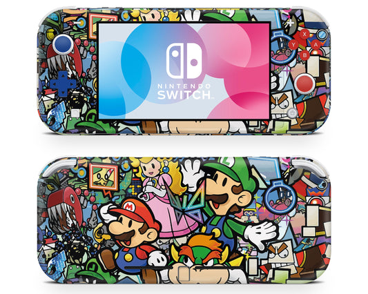 Paper Mario Nintendo Switch Lite Skin