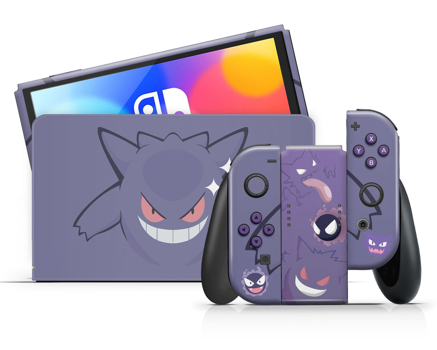 Pokemon Gengar Evolution Nintendo Switch OLED Skin Limited Edition Bundle