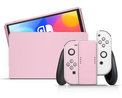 Pretty in Pink Nintendo Switch OLED Skin