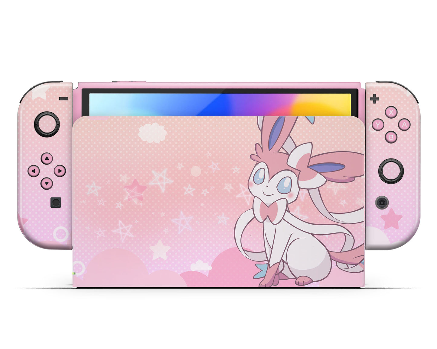 Pokemon Sylveon Nintendo Switch OLED Skin Limited Edition Bundle