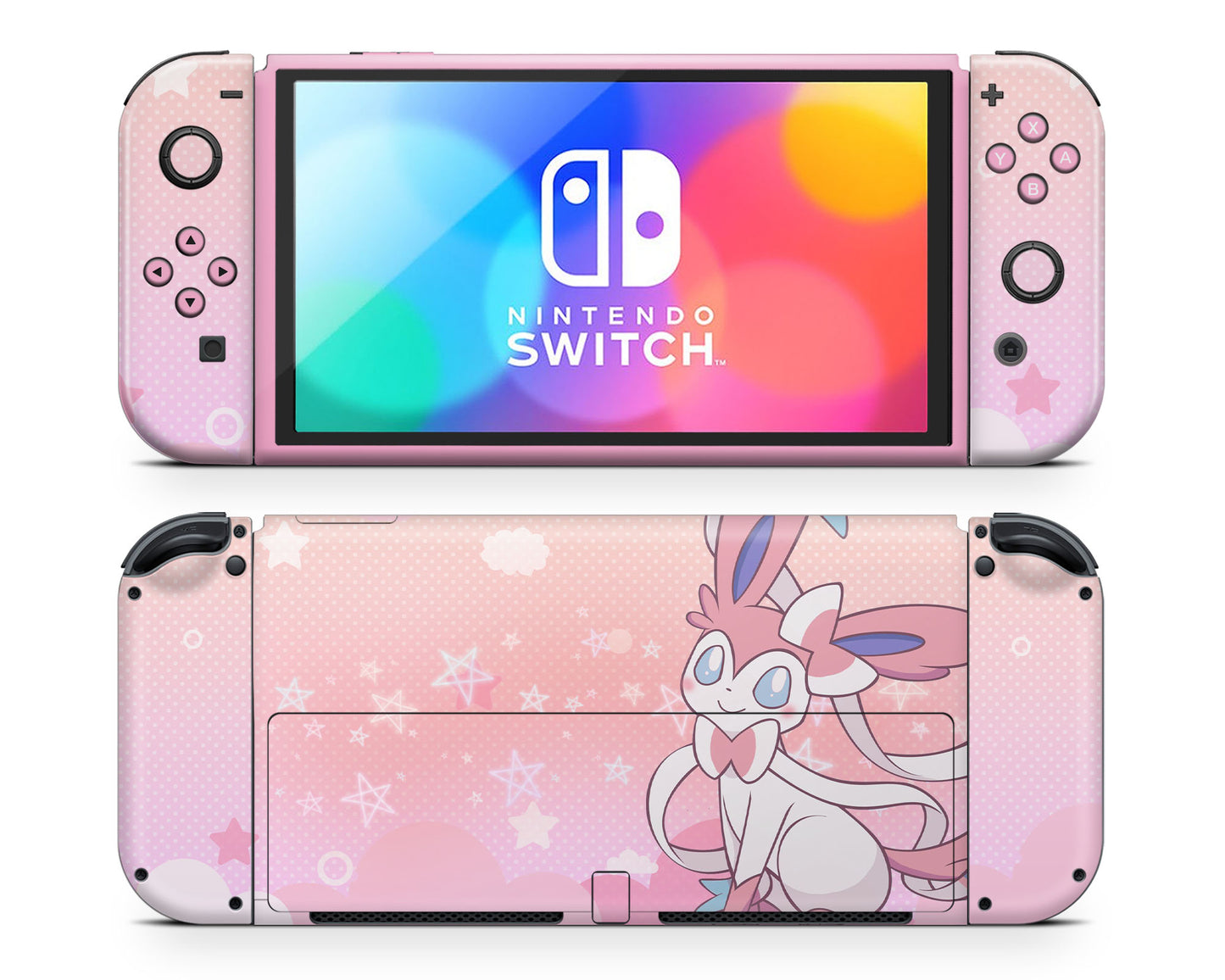 Pokemon Sylveon Nintendo Switch OLED Skin Limited Edition Bundle