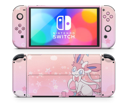 Pokemon Sylveon Nintendo Switch OLED Skin Limited Edition Bundle