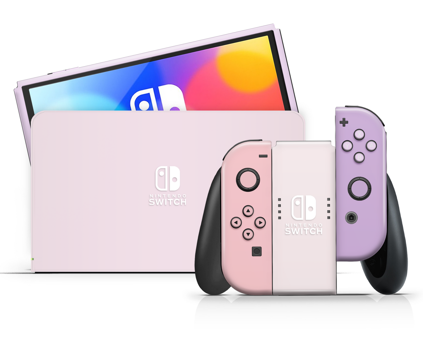 A Girly Affair Colorwave Nintendo Switch OLED Skin