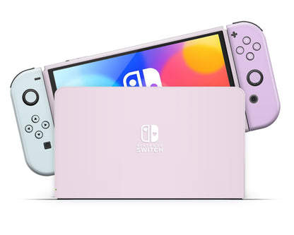 Pastel Cotton Candy Nintendo Switch OLED Skin