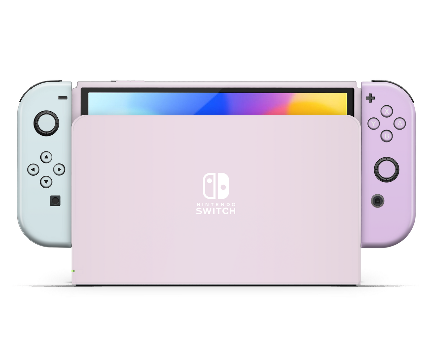 Pastel Cotton Candy Nintendo Switch OLED Skin