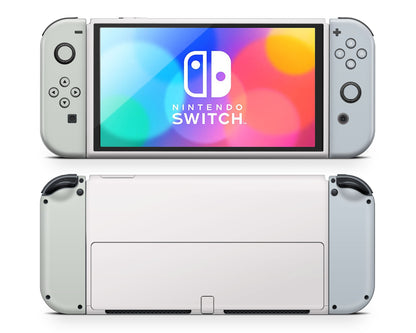 Soft Ocean Breeze Pale Blue Nintendo Switch OLED Skin