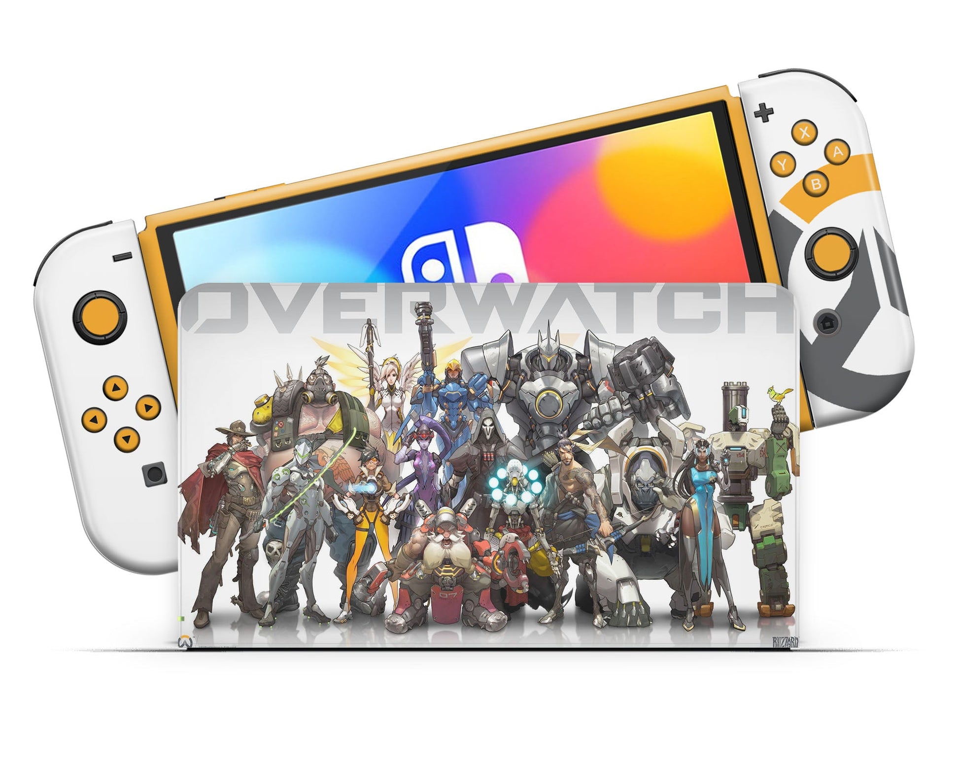 Lux Skins Nintendo Switch OLED Overwatch Squad Full Set Skins - Pop culture  Skin