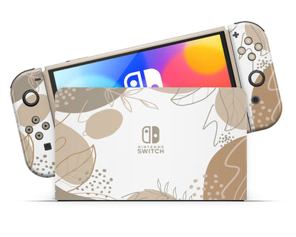 Lux Skins Nintendo Switch OLED Natural Abstract Nintendo logo Skins - Pattern Abstract Skin