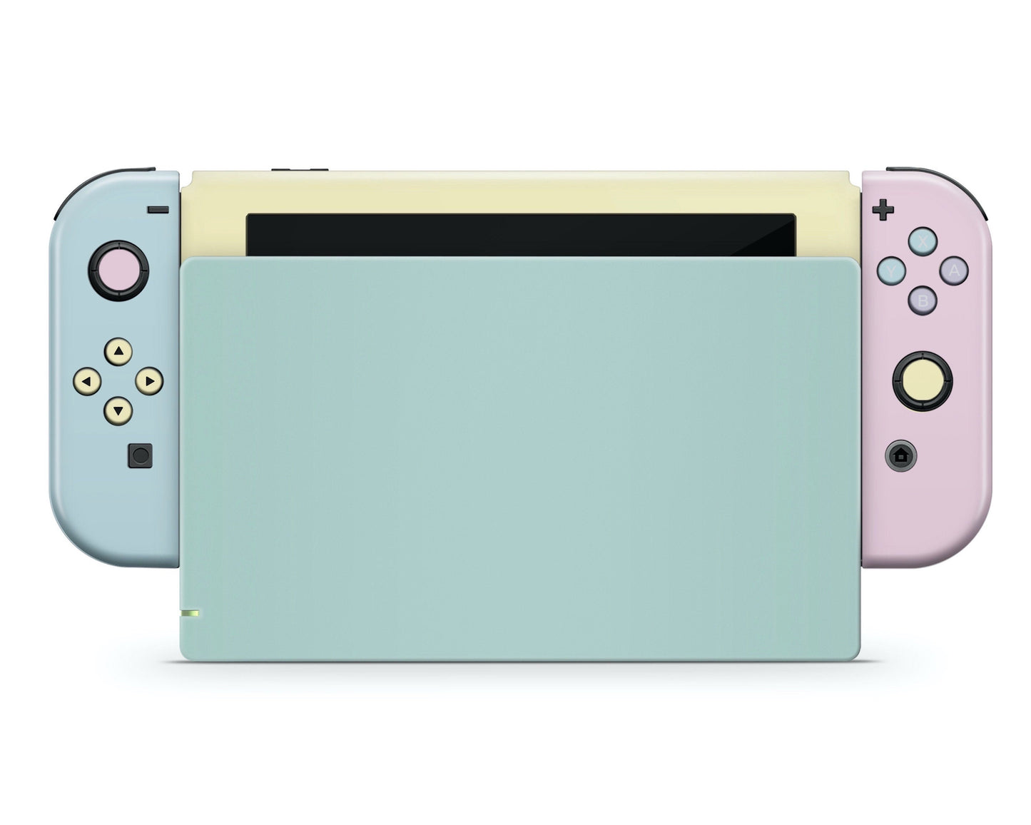 Seafoam Retro 80s Pastel Blocking Nintendo Switch Skin Value Set