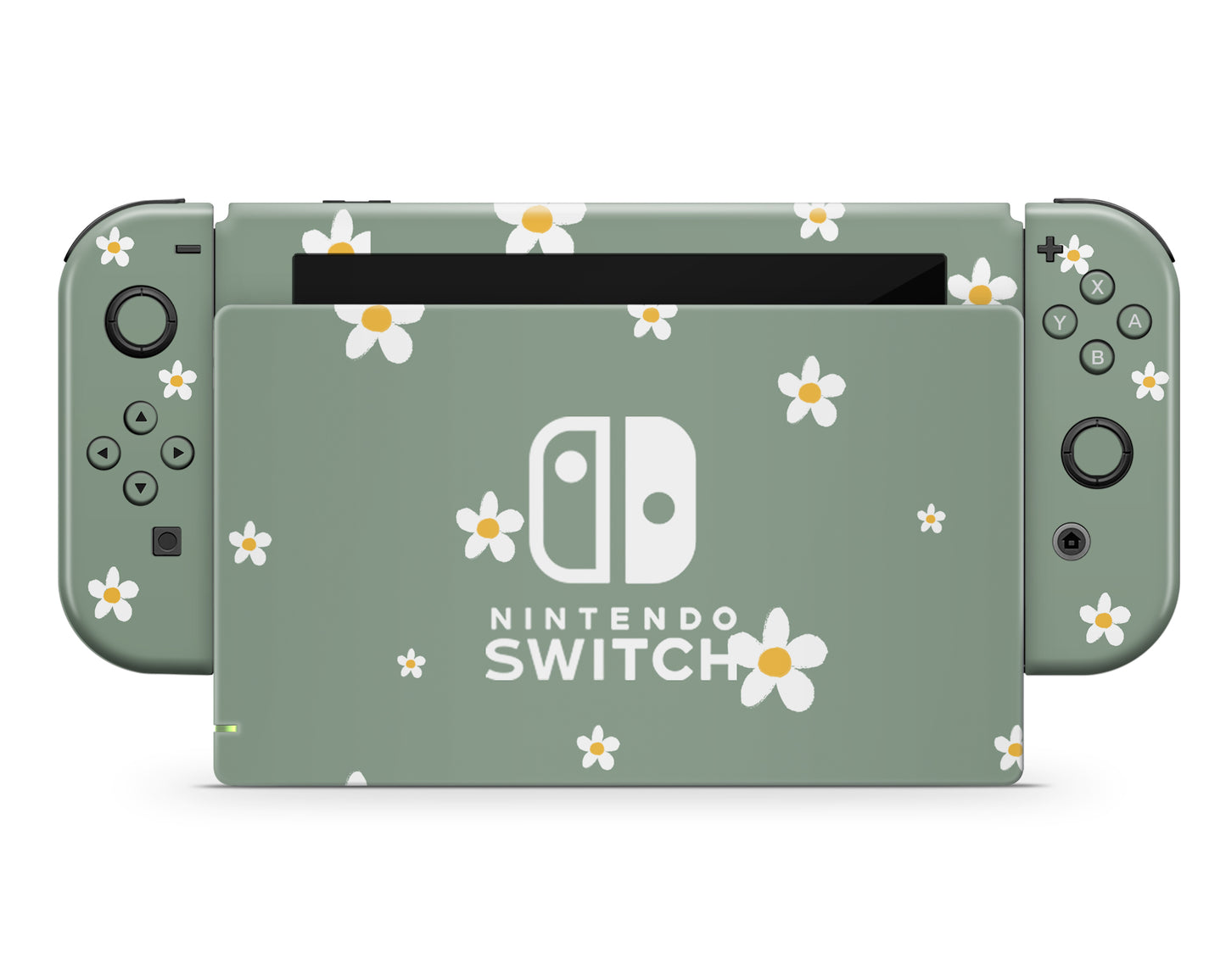 Forest Daisy Nintendo Switch Skin