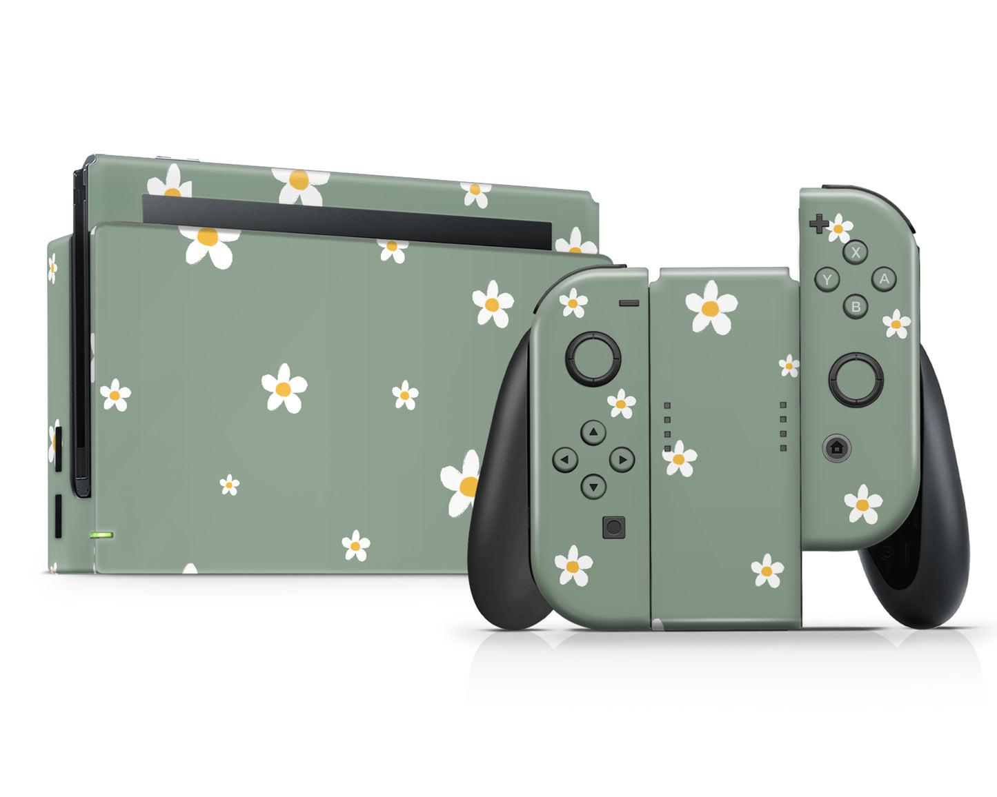 Forest Daisy Nintendo Switch Skin