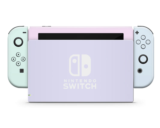 Pastel Macaron Teaparty Nintendo Switch OLED Skin