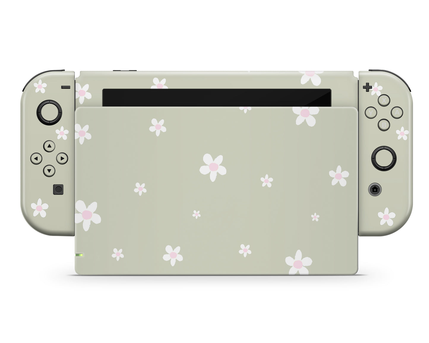 Matcha Daisy Nintendo Switch Skin