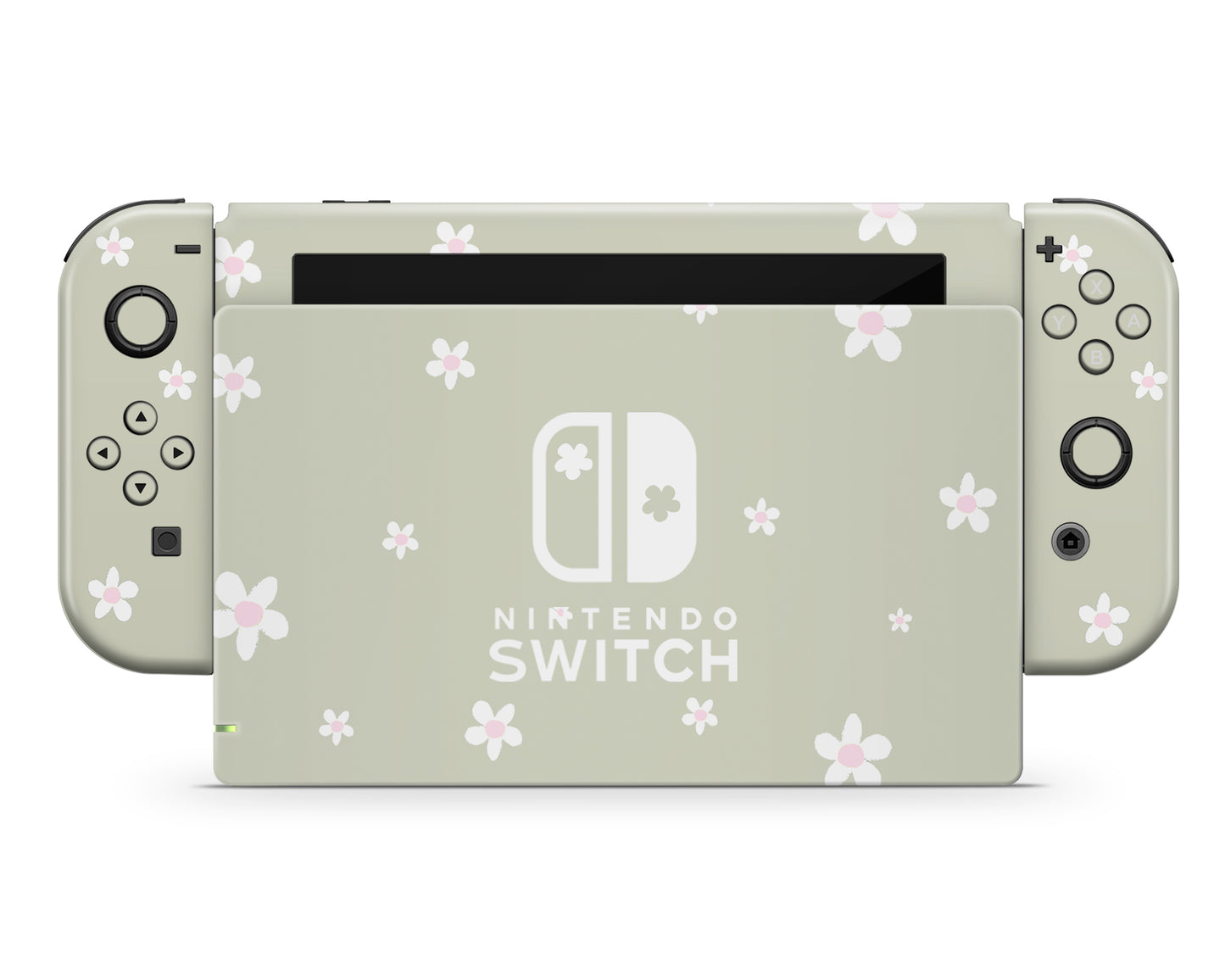 Matcha Daisy Nintendo Switch Skin