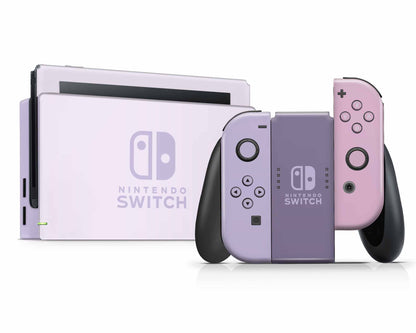 Wisteria Dream Purple Colorwave Nintendo Switch Skin