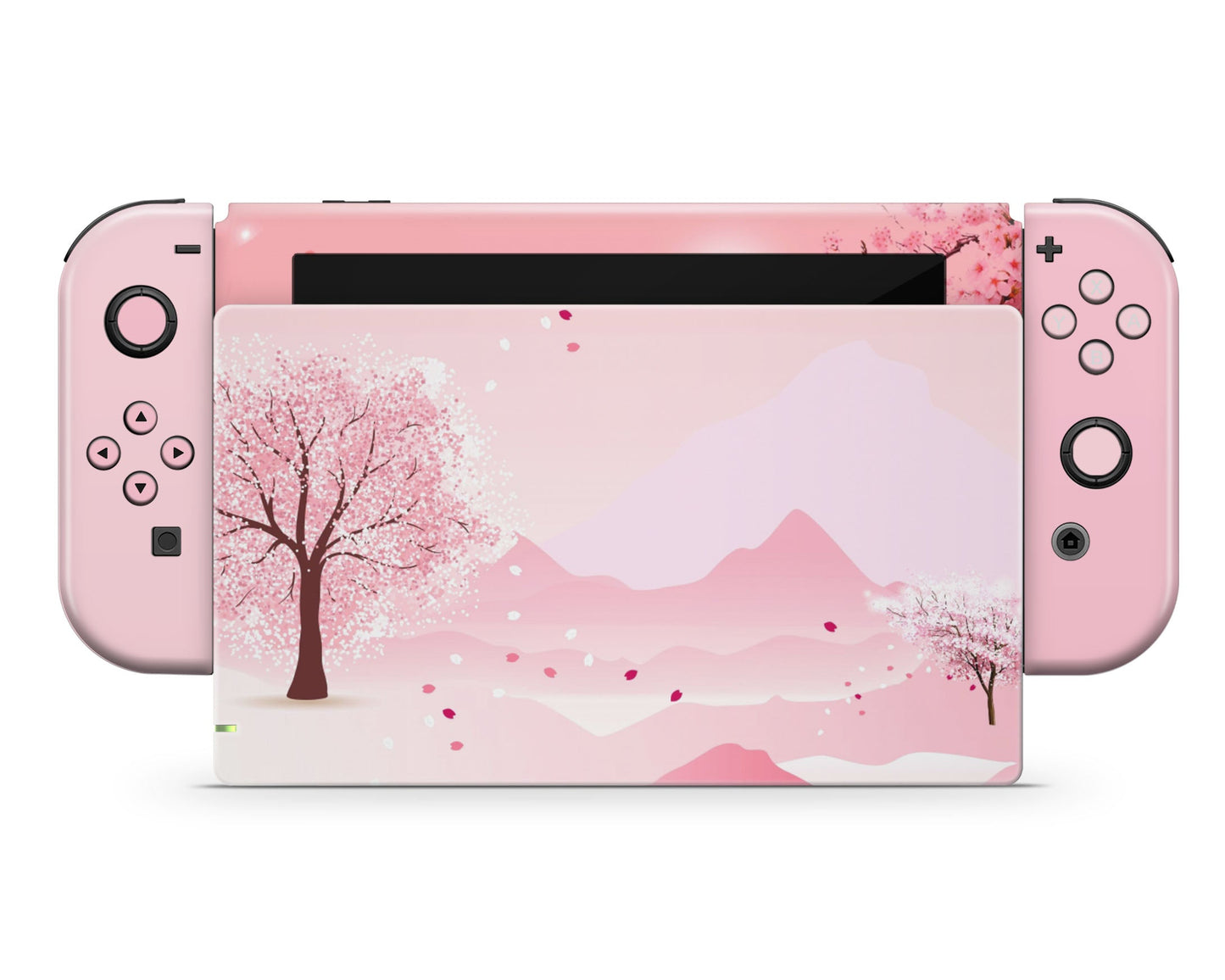 Lux Skins Nintendo Switch Pastel Cherry Blossoms Joycons Only Skins - Art Floral Skin